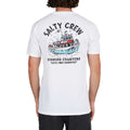 Camiseta de manga corta para hombre Salty Crew Fishing Charters Blanca posterior