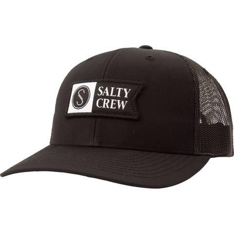 Salty Crew Pinnacle 2 Retro Trucker "Black"