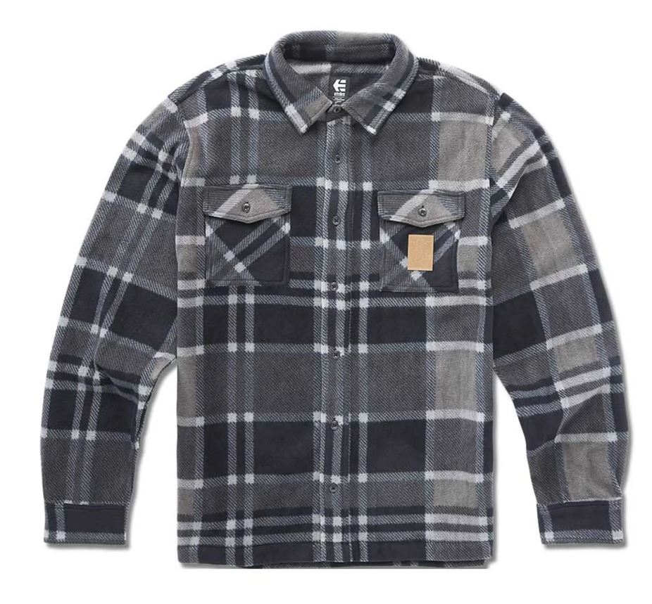 Camisa para hombre Etnies Woodsman Fleece Charcoal