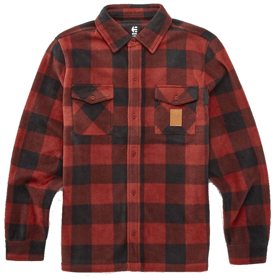 Camisa para hombre Etnies Woodsman Fleece Rust