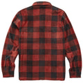 Camisa para hombre Etnies Woodsman Fleece Rust espalda