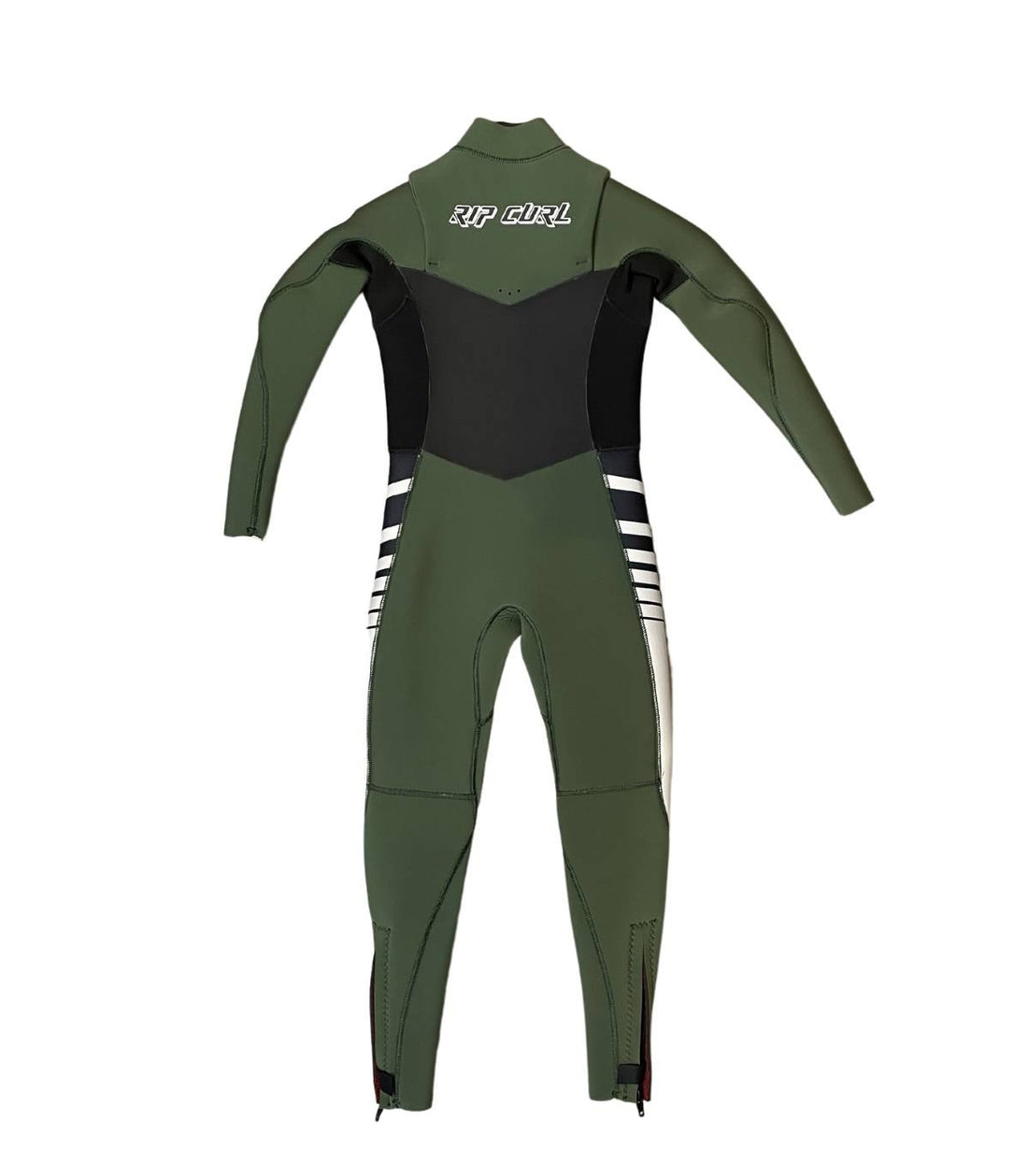 Neopreno Rip Curl Junior Dawn Patrol 4/3 Chest Zip Verde 2024 para Niños