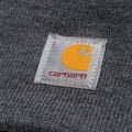 Logo del Gorro Carhartt WIP Watch Heather en Gris Oscuro cosido en el frente