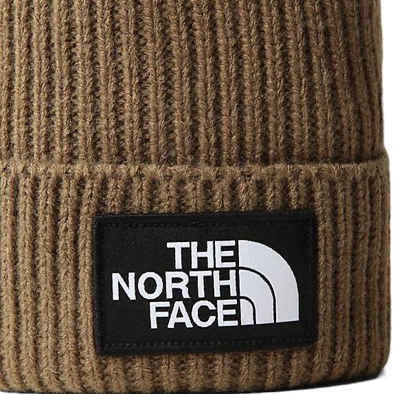 Gorro The North Face Logo Box Cuf Verde Oliva Militar