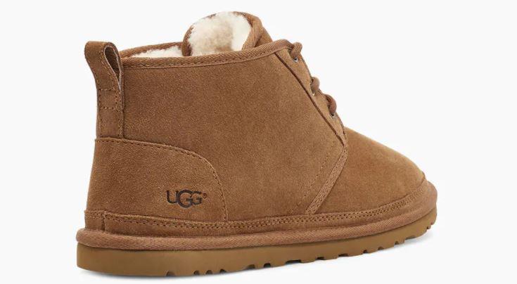 UGG Neumel Bota de ante casual con forro de lana
