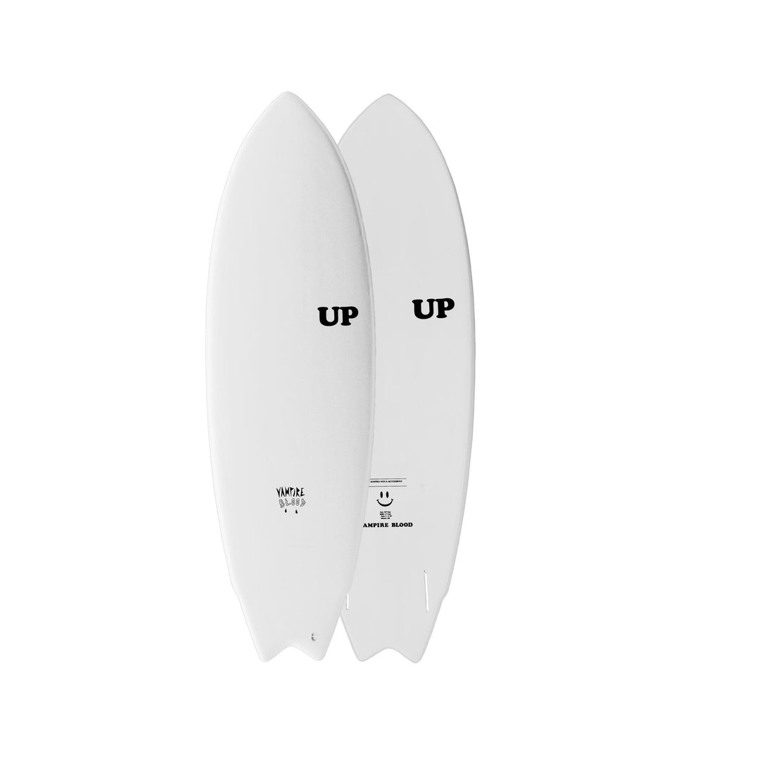 Tabla de surf Softboard UP Vampire Blood 5.2 negra