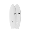 Tabla de surf Softboard UP Vampire Blood 5.2 blanca