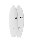 Tabla de surf Softboard UP Vampire Blood 5.6 blanca