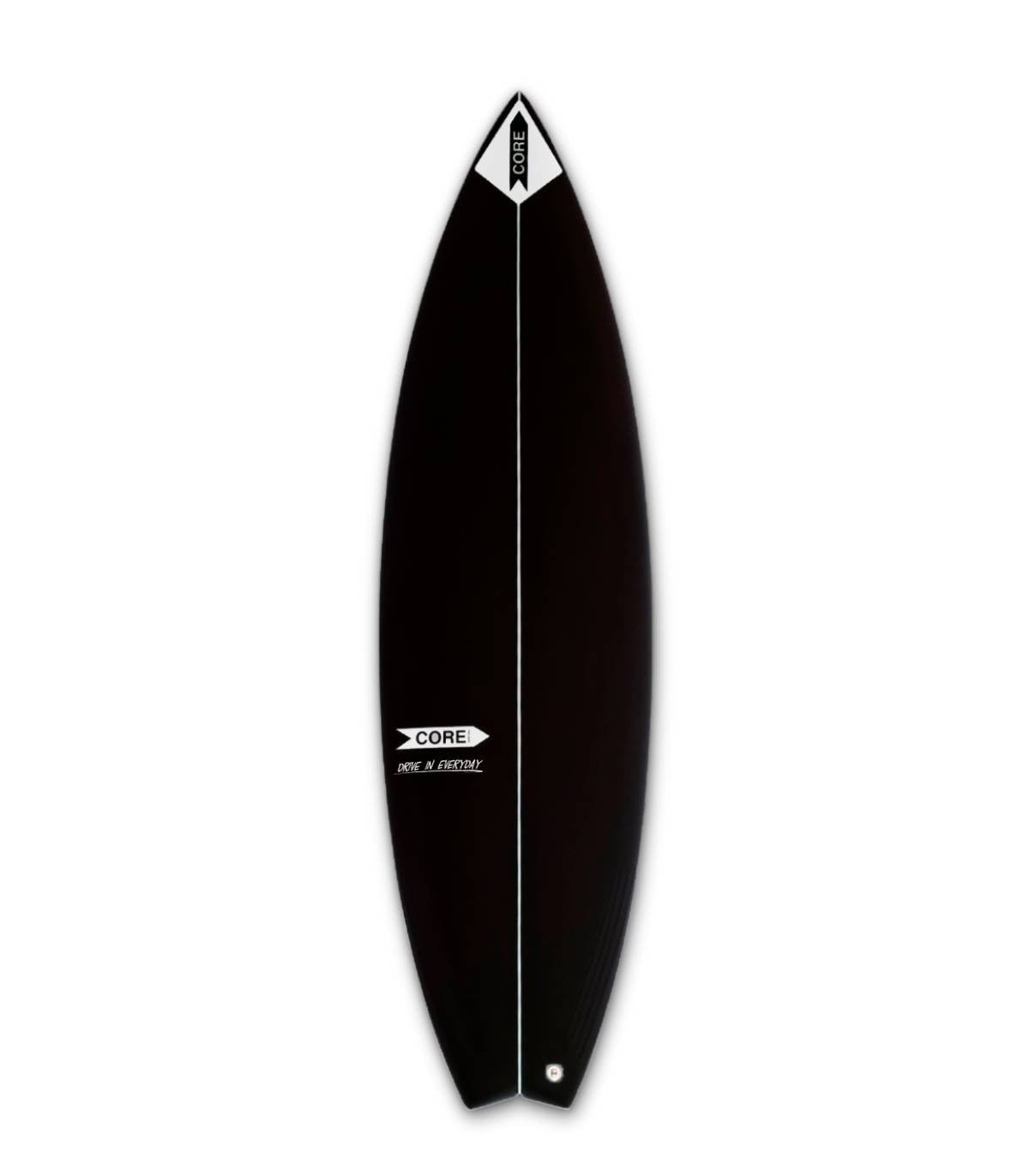 Tabla de Surf Core Drive In Everyday Black FCS frontal