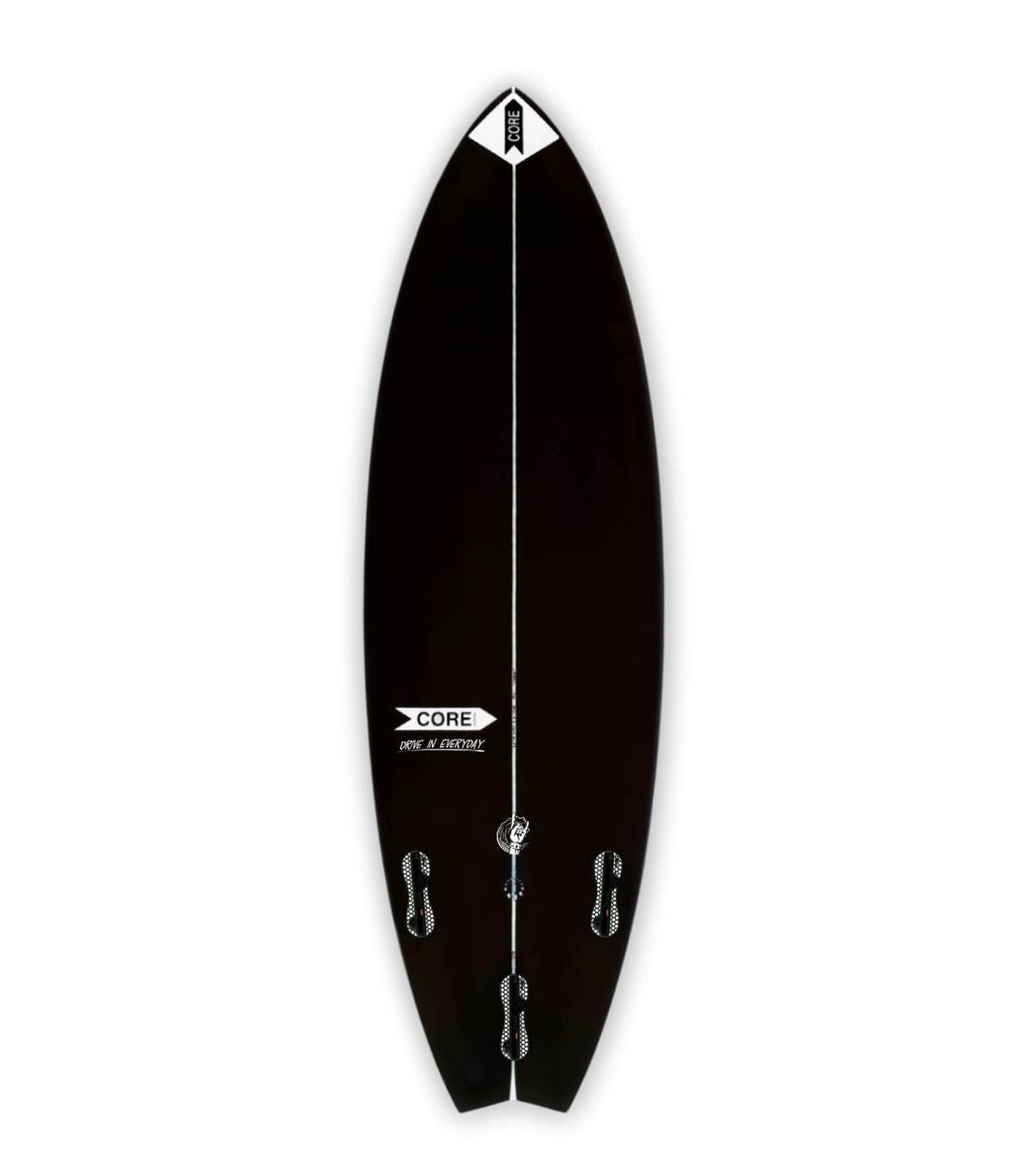 Tabla de Surf Core Drive In Everyday Black FCS frontal