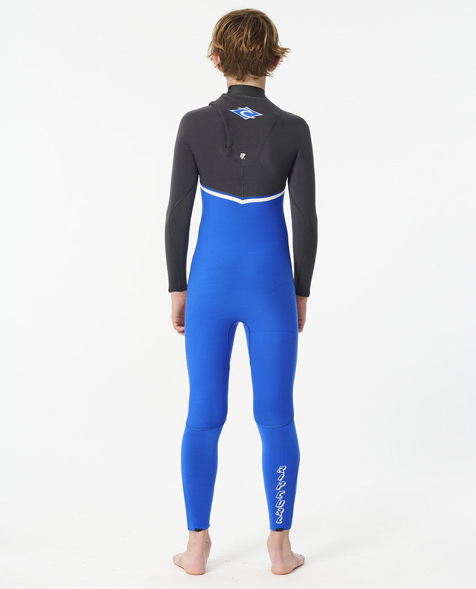 Traje de surf Rip Curl Junior FlashBomb 4/3 E7 Blue 2024