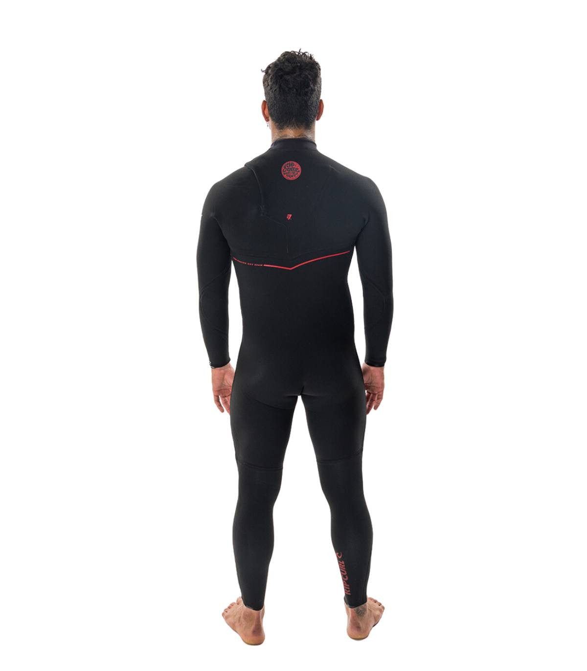 Traje de surf Rip Curl Flash Bomb FUSION 5/3 Sin Costuras posterior