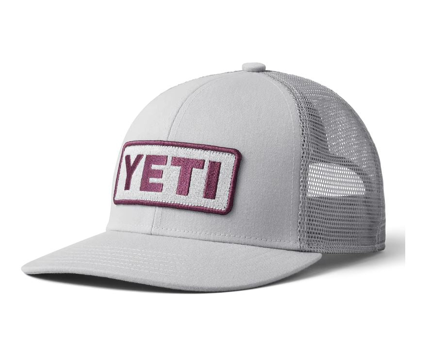 Gorra de camionero Yeti Logo Badge Gris