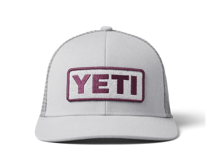 Gorra de camionero Yeti Logo Badge Gris