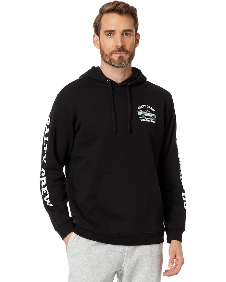 SALTY CREW OFF ROAD HOOD FLEECE  BLACK