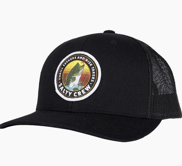 SALTY CREW TOADS RETRO TRUCKER BLACK