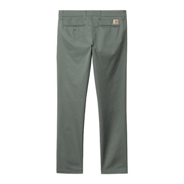 Pantalones chinos de corte slim Carhartt WIP Sid Pant en Verde Oscuro Lavado