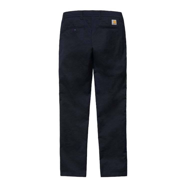 Pantalones chinos de corte slim Carhartt WIP Sid Pant en Azul Marino Oscuro Lavado