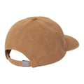 Cierre de hebilla metálica ajustable de la Gorra Carhartt WIP Field Cap Hamilton Brown