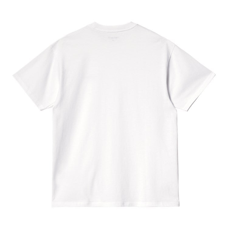 Camiseta de manga corta Carhartt WIP American Script Blanca