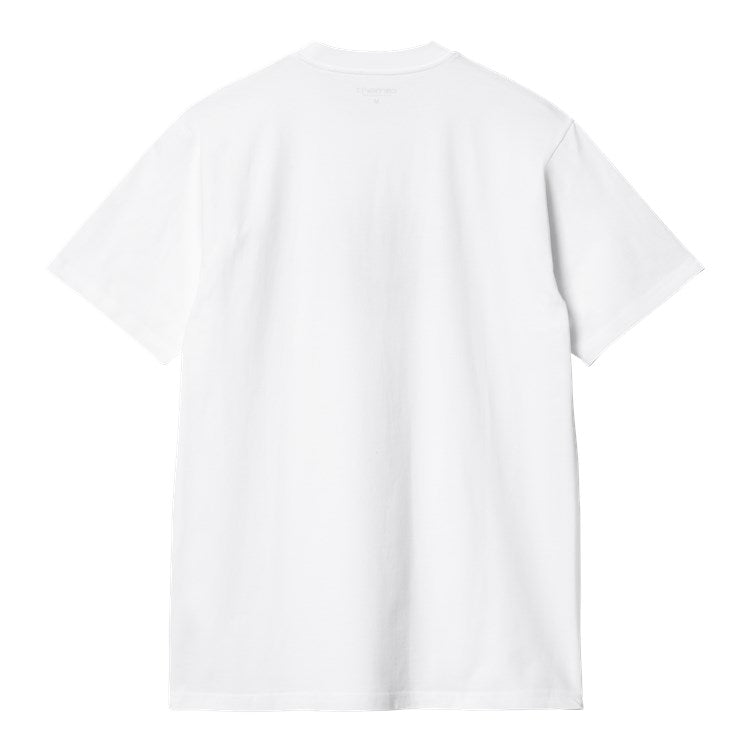 Camiseta de manga corta Carhartt WIP Bottle Cap Blanca