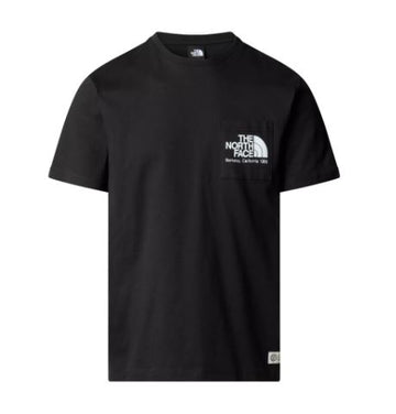 Camiseta de manga corta para hombre The North Face Berkeley California Pocket Negra