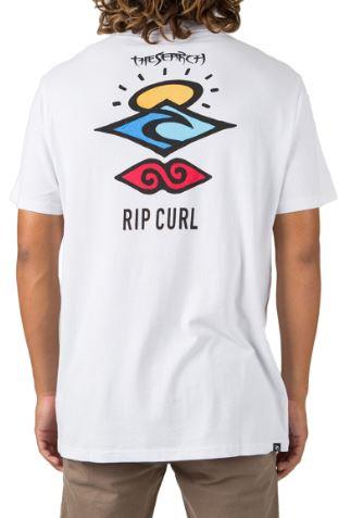 RIP CURL CAMISETA SEARCH ICON TEE  WHITE