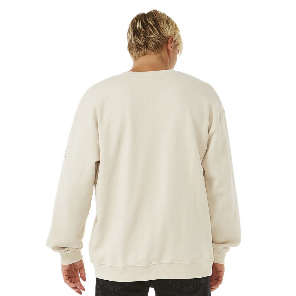 Sudadera sin capucha para hombre Rip Curl Pro 2024 Crew Vintage White