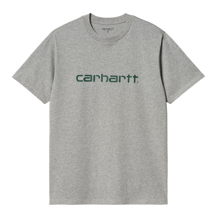 Camiseta de manga corta Carhartt WIP Script Grey Heather Chervil