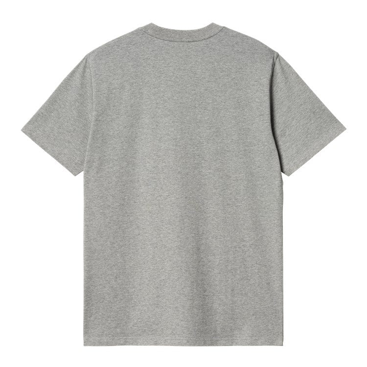 Camiseta de manga corta Carhartt WIP Script Grey Heather Chervil