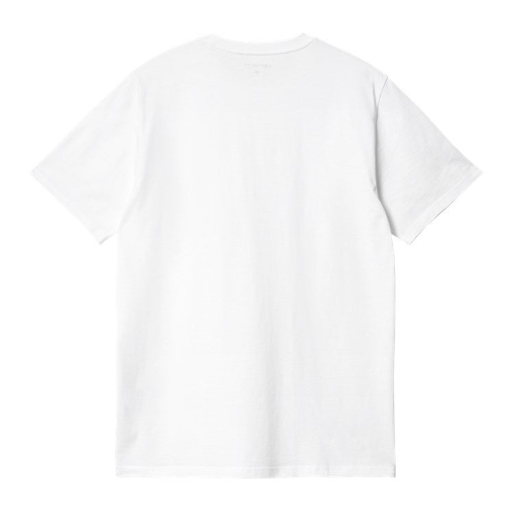 Camiseta de manga corta con bolsillo Carhartt WIP Pocket Blanca