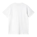 Camiseta de manga corta con bolsillo Carhartt WIP Pocket Blanca espalda