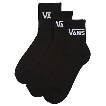 VANS CALCETINES CLASSIC HALF CREW BLACK (3 PARES)