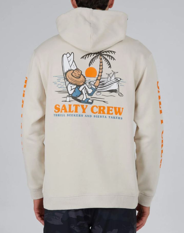 Sudadera Salty Crew Siesta Hood Fleece Bone