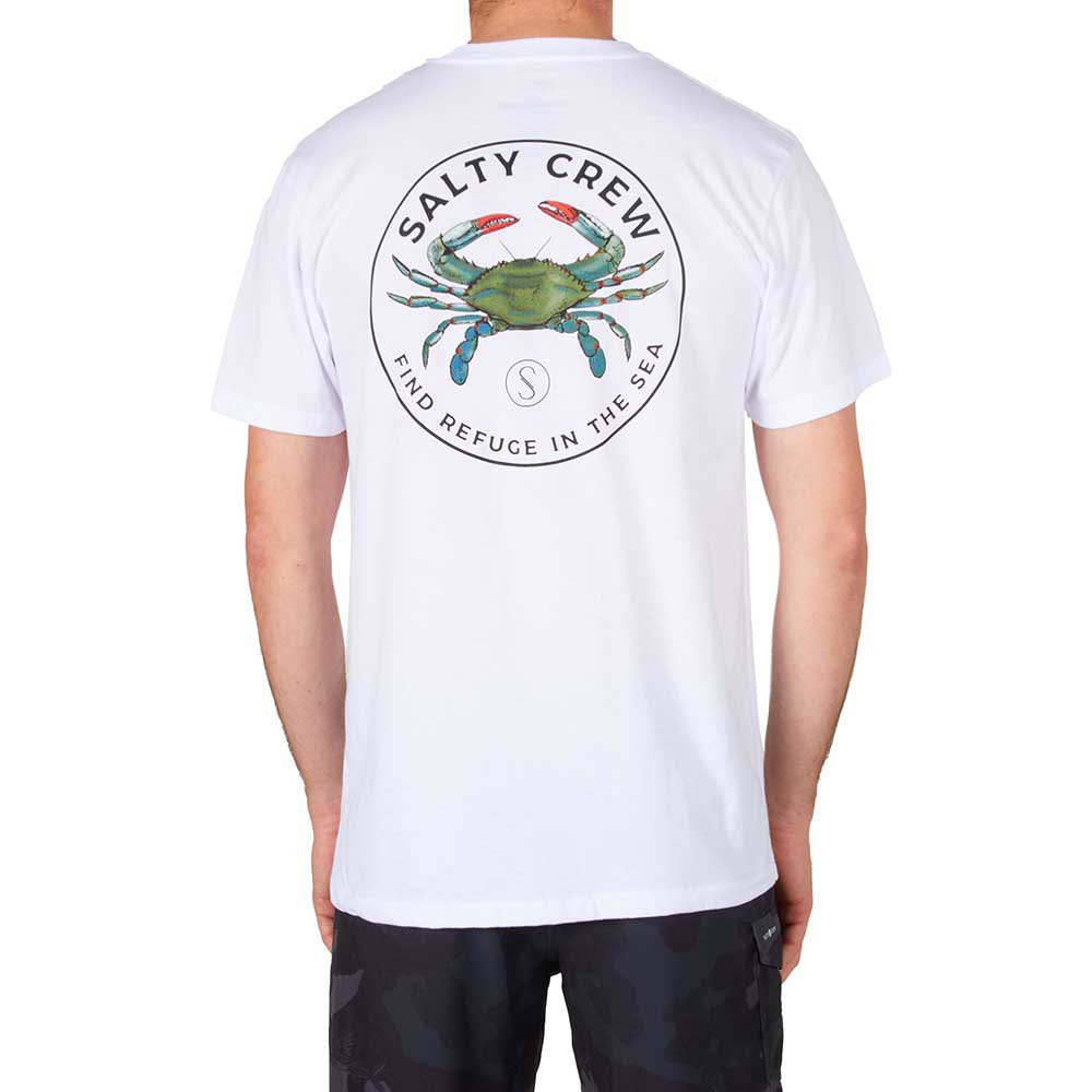 SALTY CREW BLUE CRABBER PREMIUM TEE WHITE