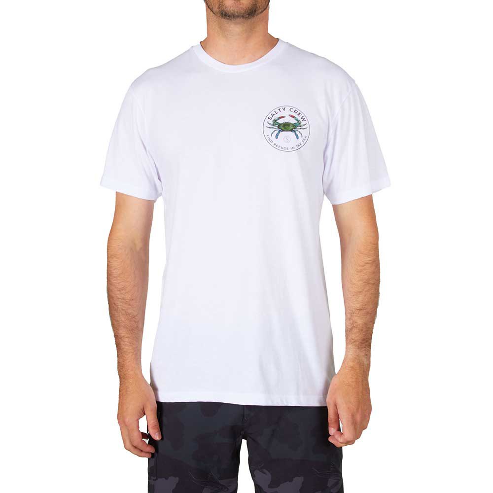 SALTY CREW BLUE CRABBER PREMIUM TEE WHITE