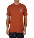 Camiseta de manga corta para hombre Salty Crew Hot Rod Shark Premium Rust frontal