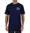 Camiseta de mangacorta para hombre Salty Crew Fish Flight Shark Navy frontal