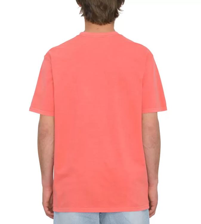 VOLCOM CAMISETA SOLID STONE EMB WASHED RUBY