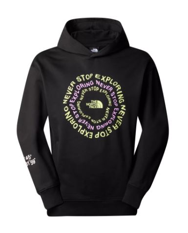 THE NORTH FACE SUDADERA NSE GRAPHIC HOODIE BLACK