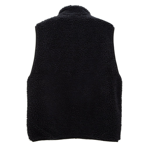 STUSSY CHALECO SHERPA REVERSIBLE VEST BLACK