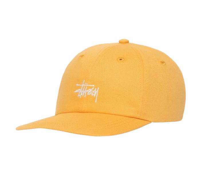 STÜSSY GORRA BASIC STOCK LOW PRO CAP CHEDDAR