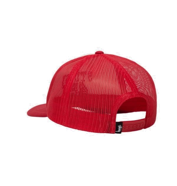 STÜSSY GORRA BIG 4 TRUCKER CAP RED