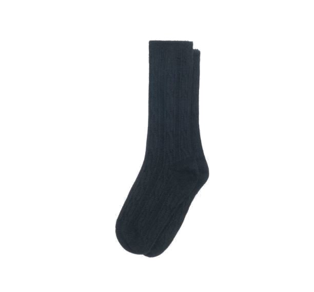 Calcetines Stussy Cable Knit S Dress Socks Black