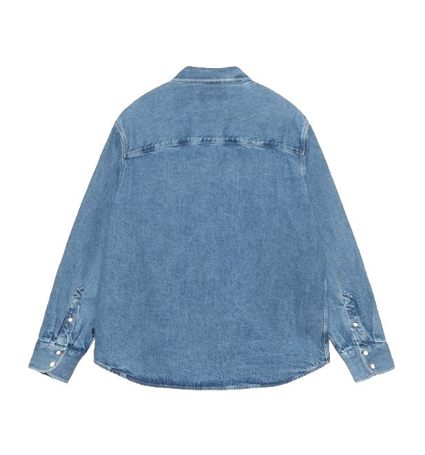 STÜSSY SOBRECAMISA BOXY WESTERN DENIM LS SHIRT