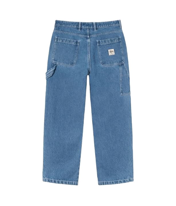 STÜSSY CANVAS WORK PANT WASHED BLUE