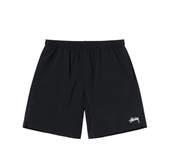 Bañador Stussy Stock Water Short Negro frontal