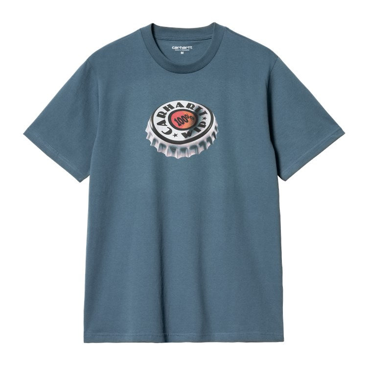 Camiseta de manga corta Carhartt WIP Bottle Cap Azul Marino