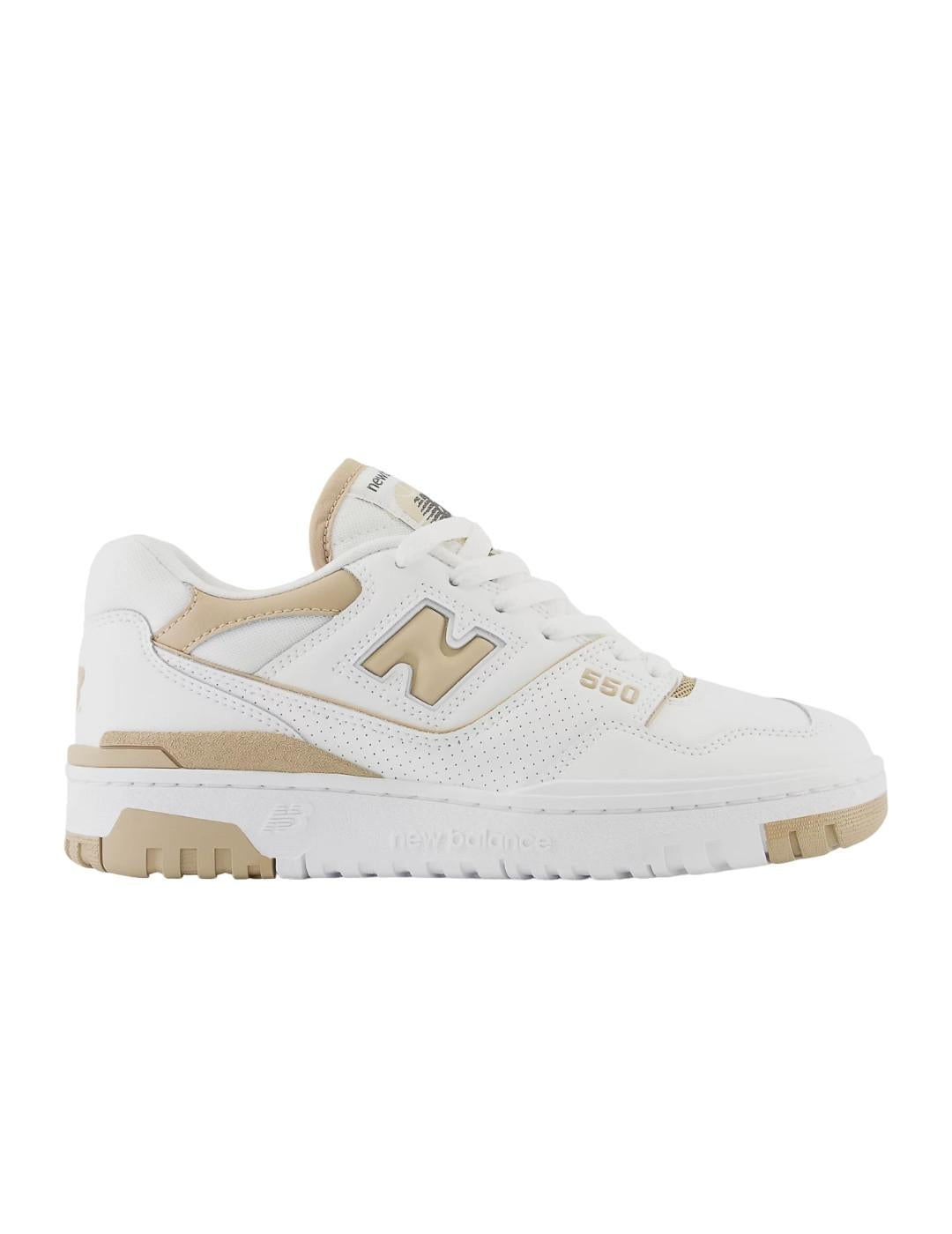 Zapatillas New Balance 550 White Incense BB550BT derecha