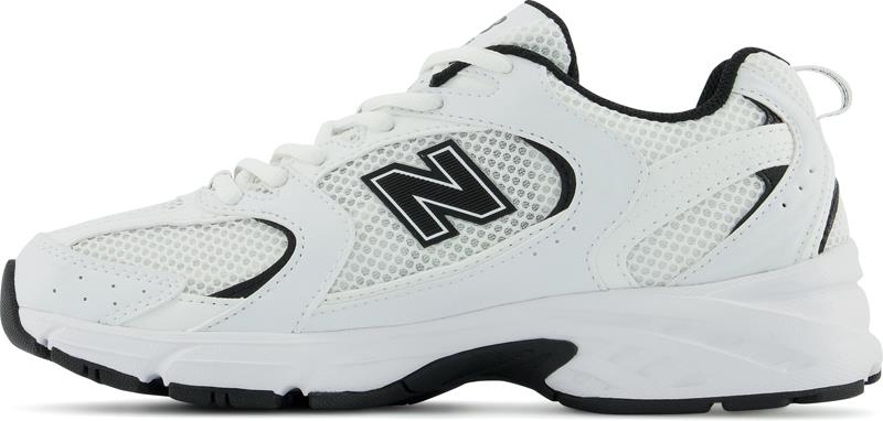 Zapatillas New Balance 530 Blancas con el logo NB en Negro